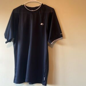 Men’s medium vintage looking mesh navy short sleeve Starter shirt.